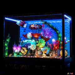 authentic aquarium illumination kit effect - ZENE Bricks Light Kit for LEGO® Tropical Aquarium #10366