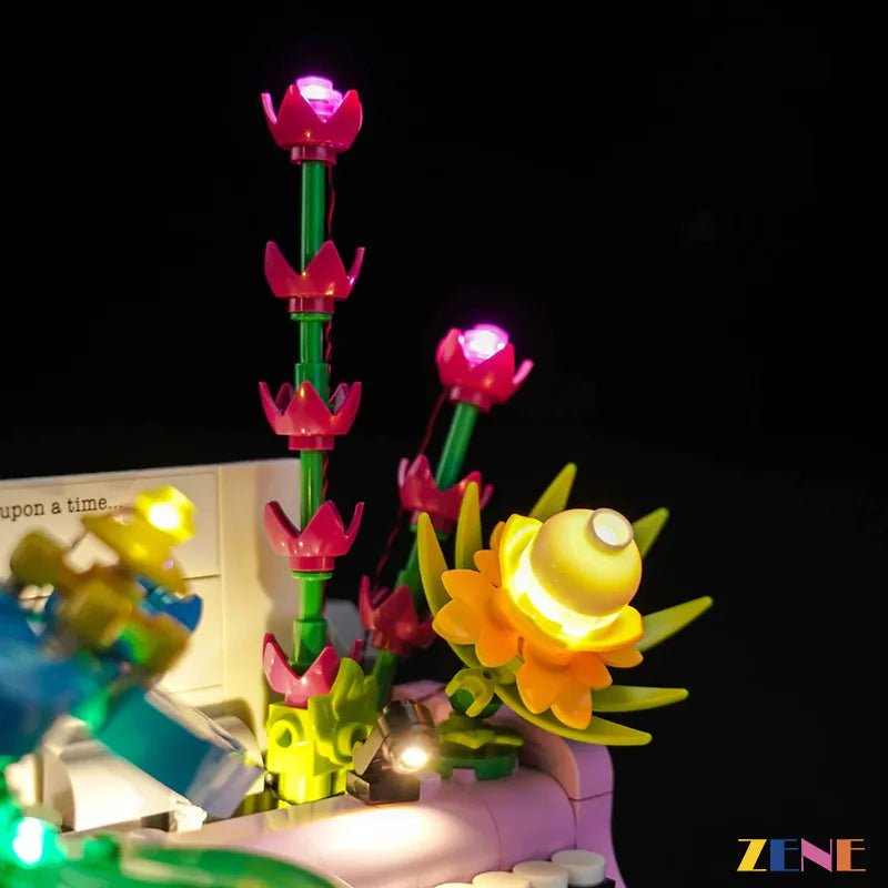 zene bricks Light Kit for LEGO Typewriter with Flowers #31169