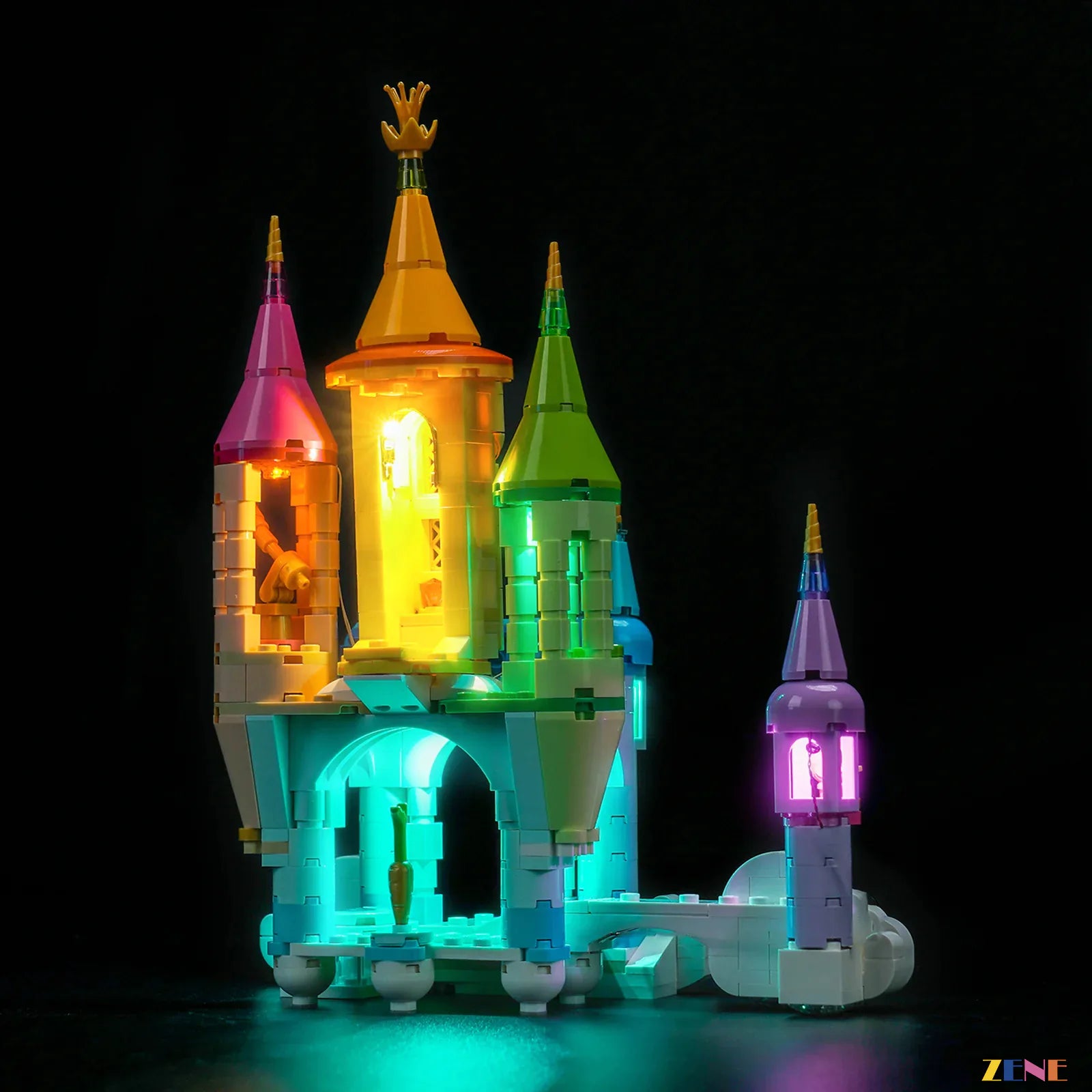 zene bricks Light Kit for Unicorn Castle #31175