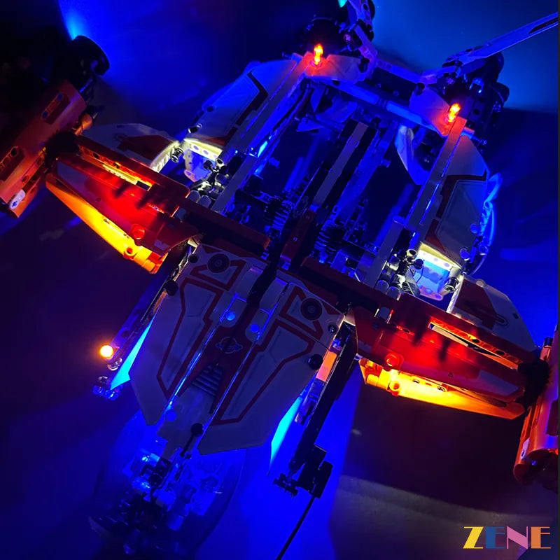 zene bricks Light Kit for LEGO VTOL Heavy Cargo Spaceship LT81 #42181