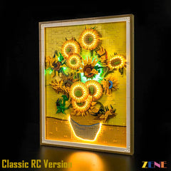 Light Kit for LEGO Vincent van Gogh Sunflowers Art #31215