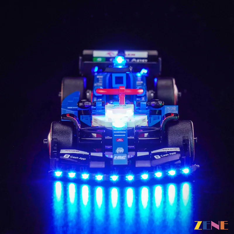 zene bricks Light Kit for LEGO F1 Race Car Visa Cash App RB VCARB 01 #77246