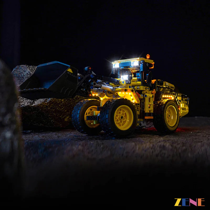zene bricks Light Kit for Volvo L120 Electric Wheel Loader #42209