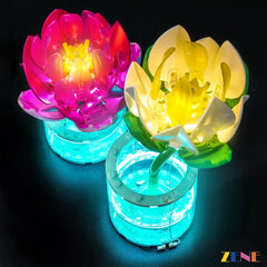 home decor flower night display - ZENE Bricks Light Kit for LEGO® Water Lilies #11511