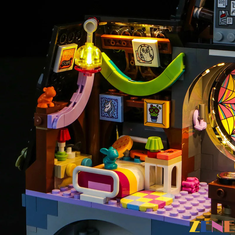 zene bricks Light Kit for LEGO Wednesday Enid s Dorm Room 76781
