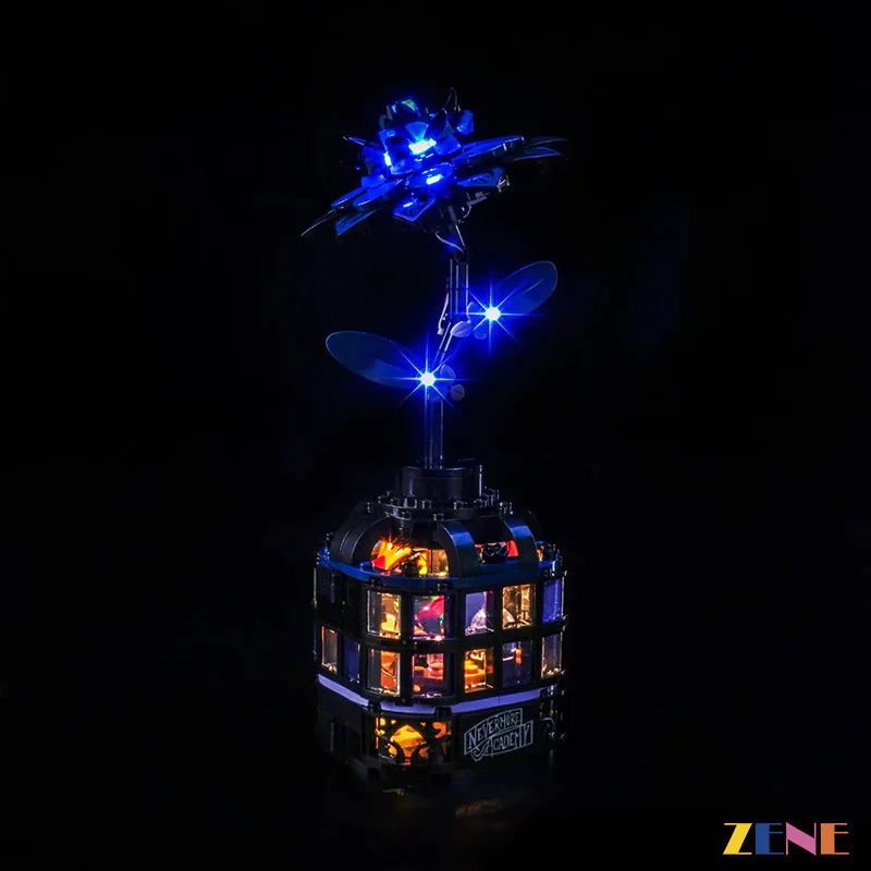 zene bricks Light Kit for Wednesday Black Dahlia Flower #76784