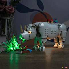 LEGO Wild Animals: Majestic Rhino with Birds Light Kit for #31171