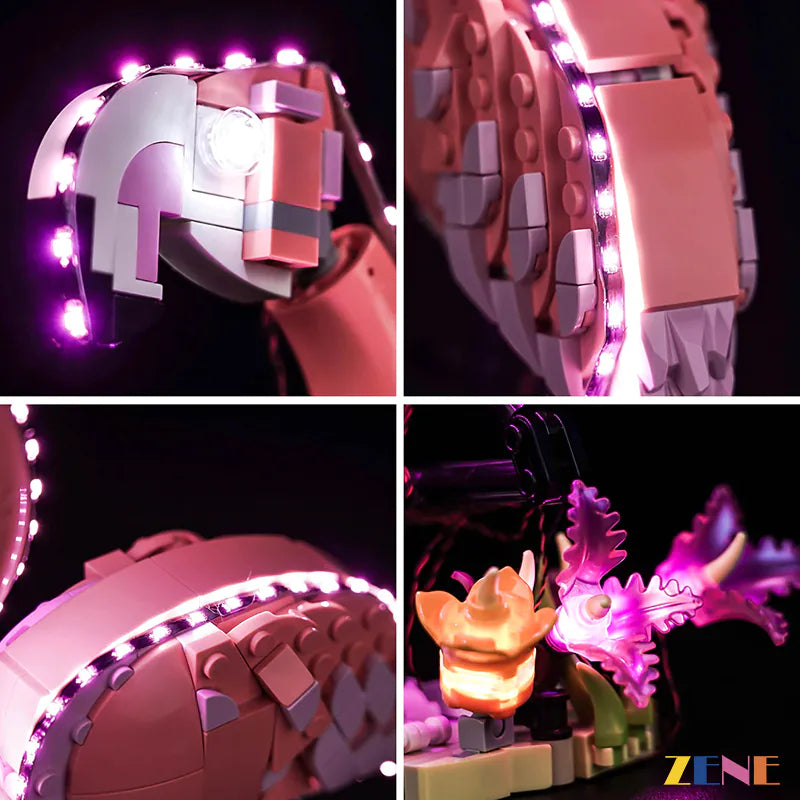 zene bricks Light Kit for LEGO Wild Animals: Pink Flamingo #31170