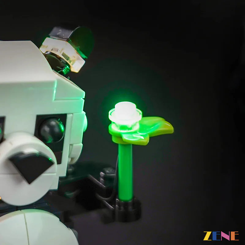 zene bricks Light Kit for LEGO Wild Animals Panda Family 31165