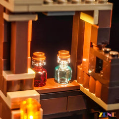 Lighting LEGO Woodland Mansion Fighting Ring