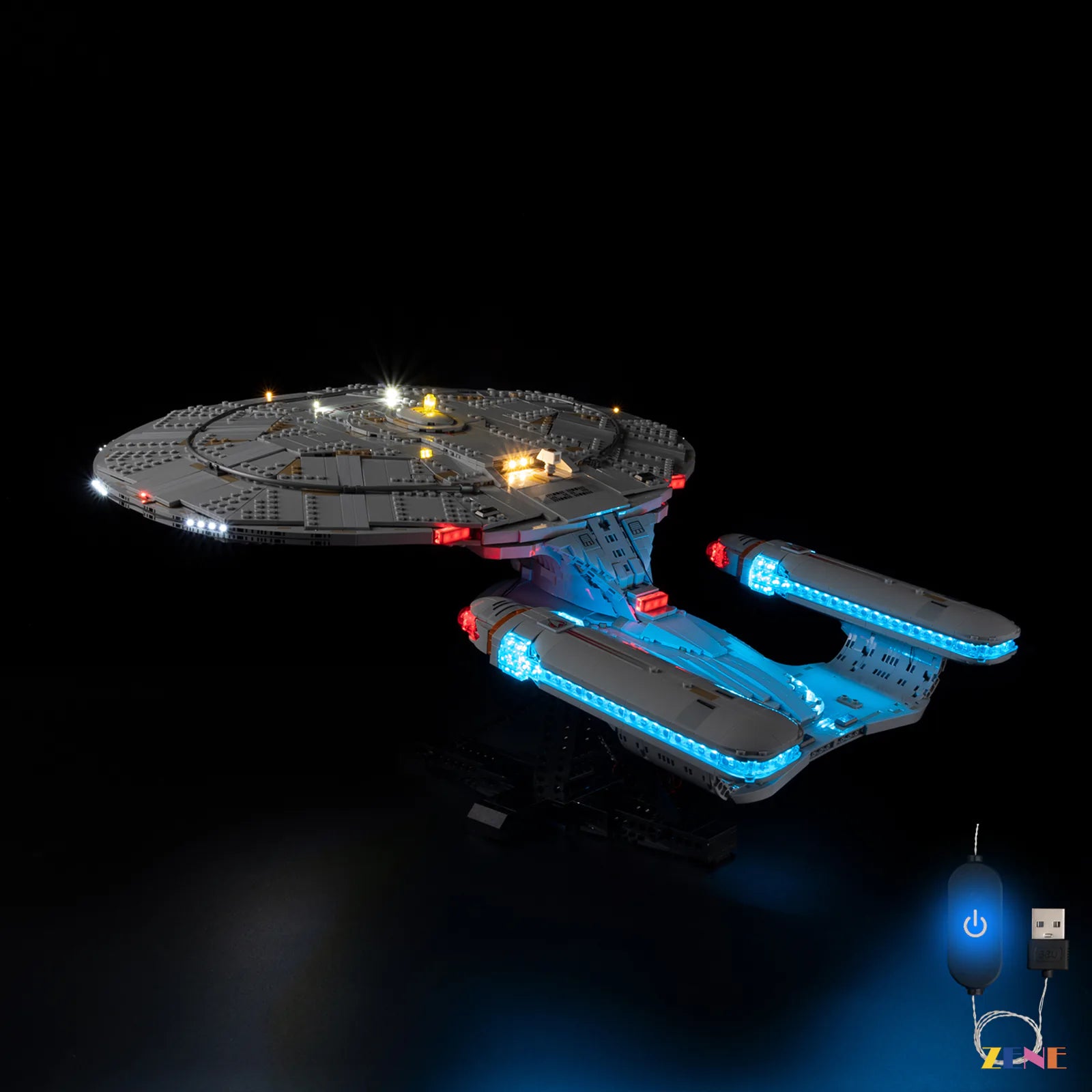 zene bricks LEGO Star Trek USS Enterprise NCC-1701-D Light Kit for #10356(Ver.2)
