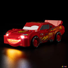 Lightning McQueen racing headlight glow - ZENE Bricks Light Kit for LEGO® McQueen Lightning #77255