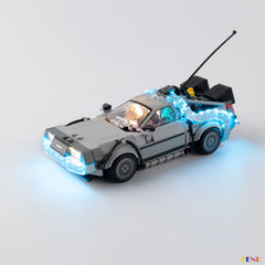 DeLorean time travel activation lights - ZENE Bricks Light Kit for LEGO® Time Machine from Back to the Future #77256 2026 Release