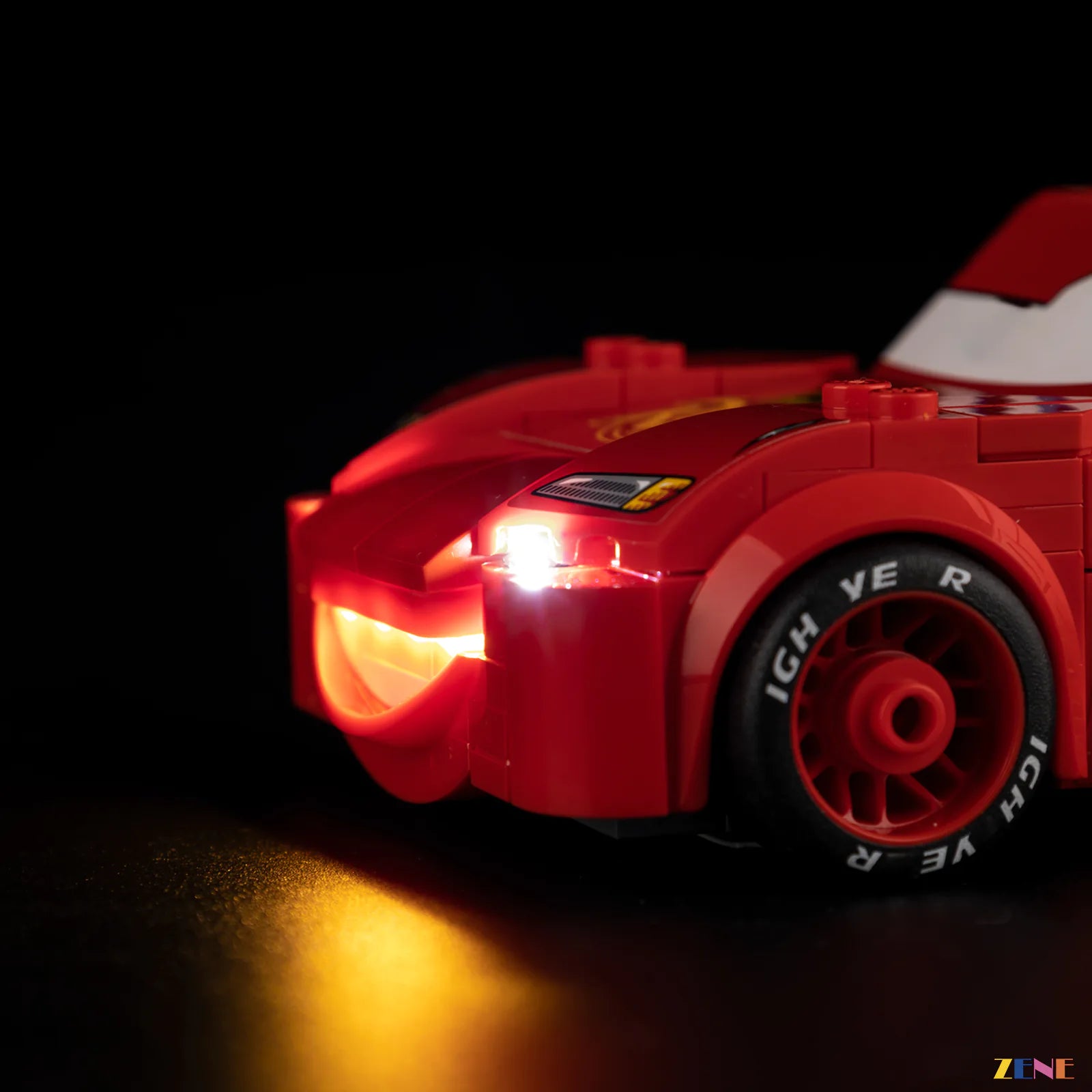 ready to race night glow - ZENE Bricks Light Kit for LEGO® McQueen Lightning #77255