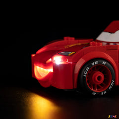 ready to race night glow - ZENE Bricks Light Kit for LEGO® McQueen Lightning #77255