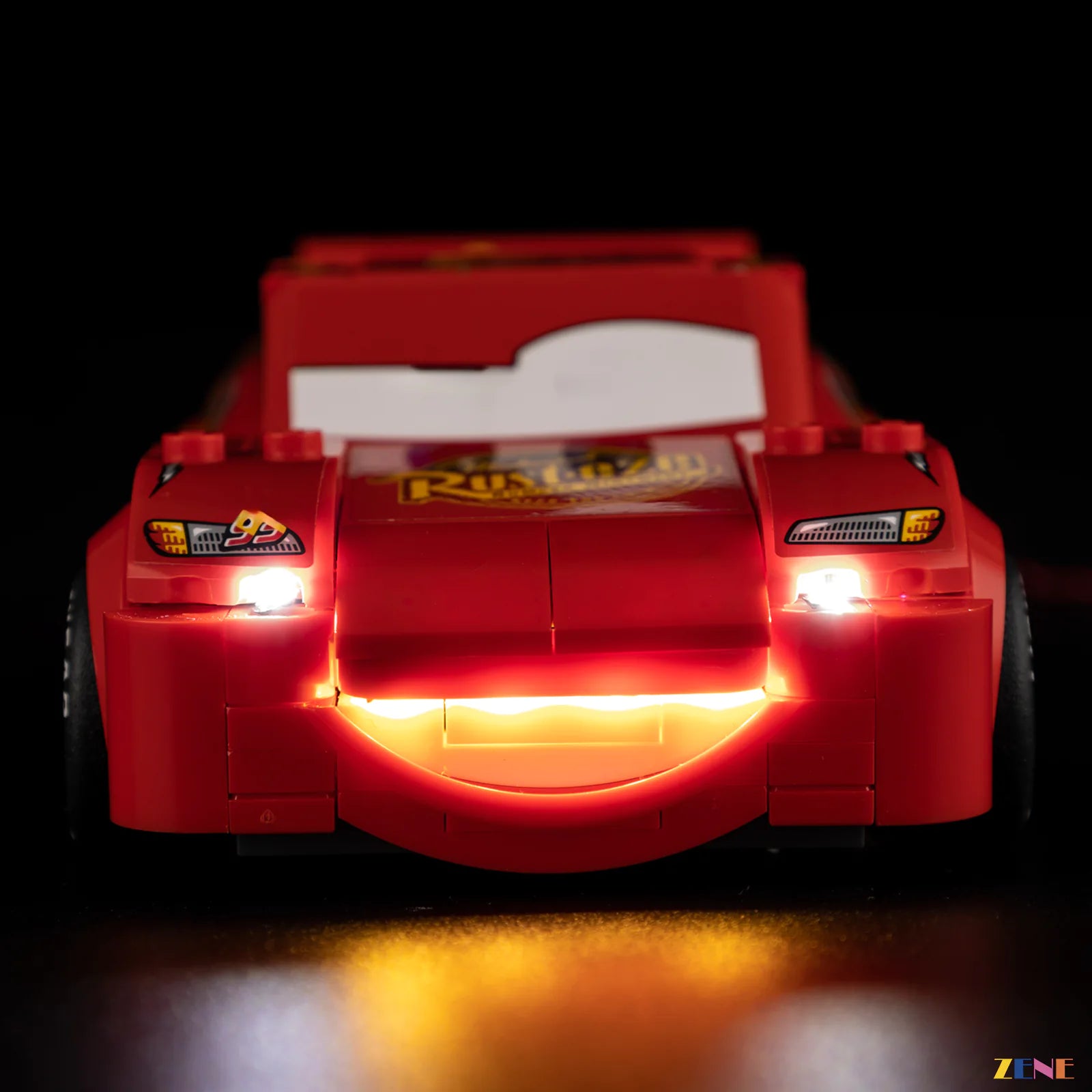 movie accurate car display effect - ZENE Bricks Light Kit for LEGO® McQueen Lightning #77255