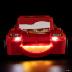 movie accurate car display effect - ZENE Bricks Light Kit for LEGO® McQueen Lightning #77255