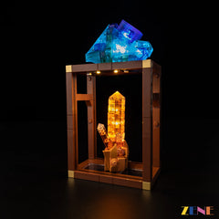 geological specimen gallery glow - ZENE Bricks Light Kit for LEGO® Mineral Collection #21362