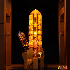crystal model visual feast lighting - ZENE Bricks Light Kit for LEGO® Mineral Collection #21362