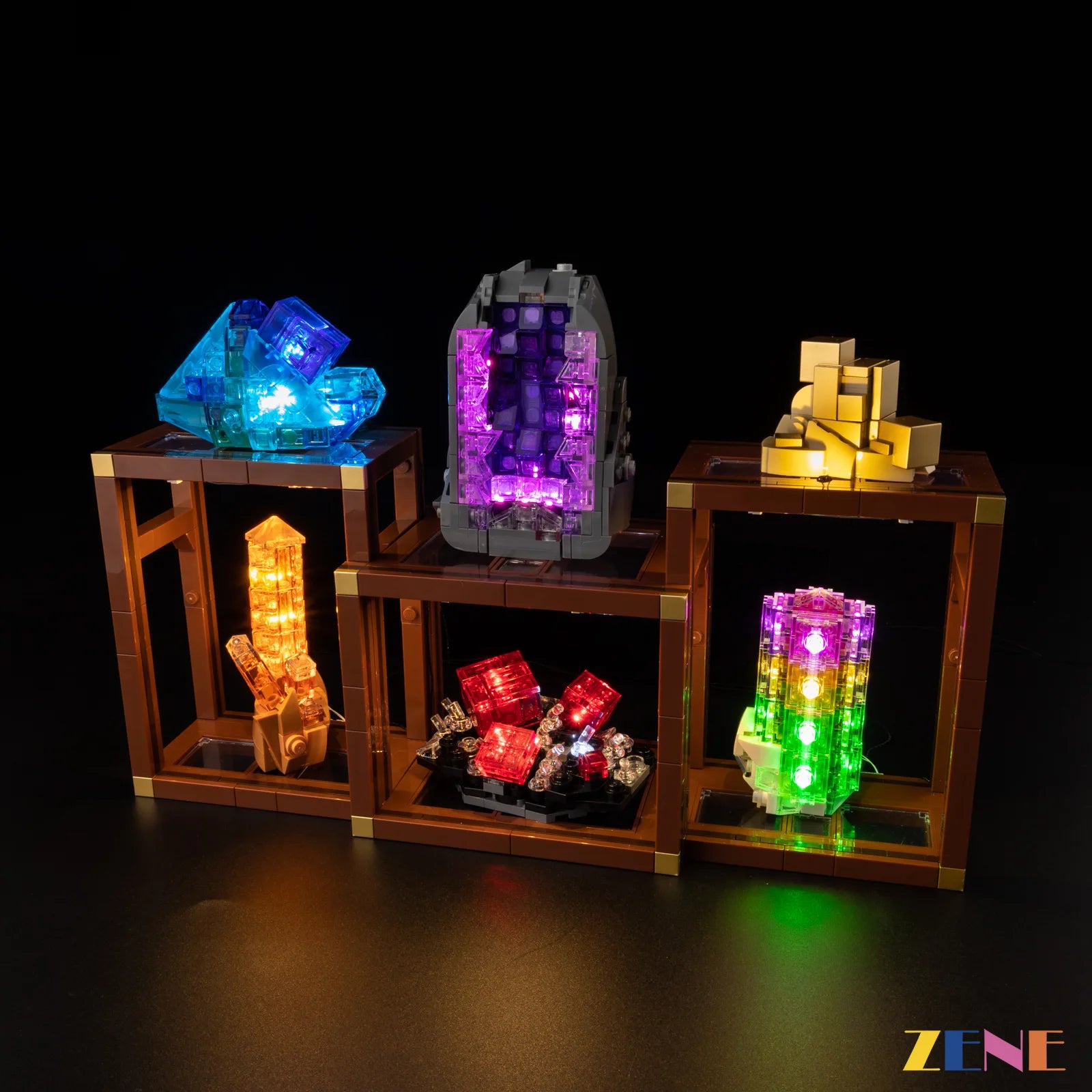 zene bricks Light Kit for Mineral Collection #21362