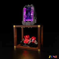 collector crystal shelf illumination - ZENE Bricks Light Kit for LEGO® Mineral Collection #21362