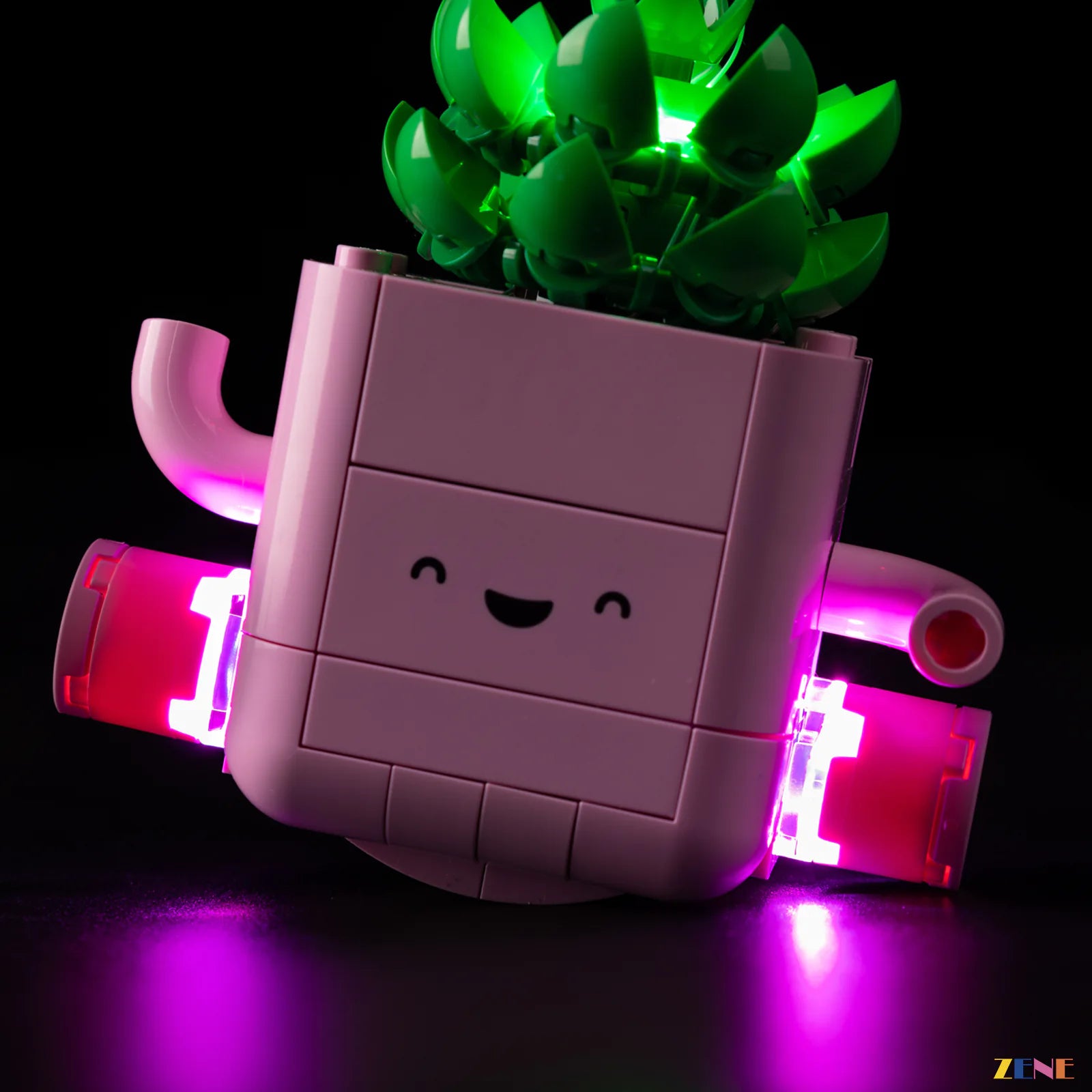 cute desk decor illumination scene - ZENE Bricks Light Kit for LEGO® Rocking Plants #11506 Ver.2