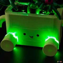 hidden micro wiring plant detail - ZENE Bricks Light Kit for LEGO® Rocking Plants #11506 Ver.2