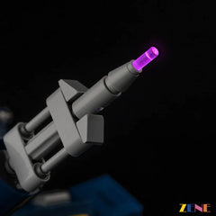 Soundwave Ver.2 blue head red chest and cassette glow - ZENE Bricks Light Kit for LEGO® Transformers Soundwave #10358 Ver. 2