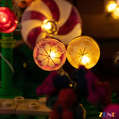 enchanted candy display light upgrade - ZENE Bricks Light Kit for LEGO® Willy Wonka the Chocolate Factory #21360