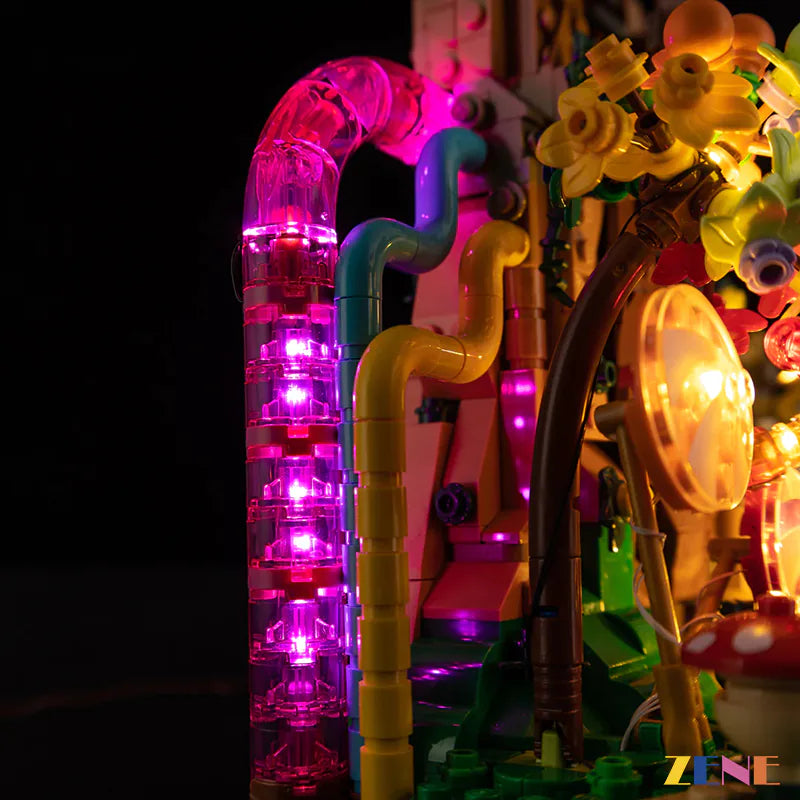 remote control chocolate factory lighting - ZENE Bricks Light Kit for LEGO® Willy Wonka the Chocolate Factory #21360