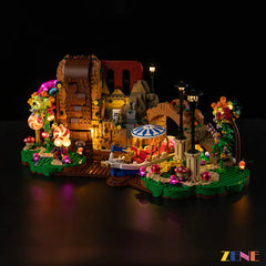 chocolate factory magical display lighting - ZENE Bricks Light Kit for LEGO® Willy Wonka the Chocolate Factory #21360