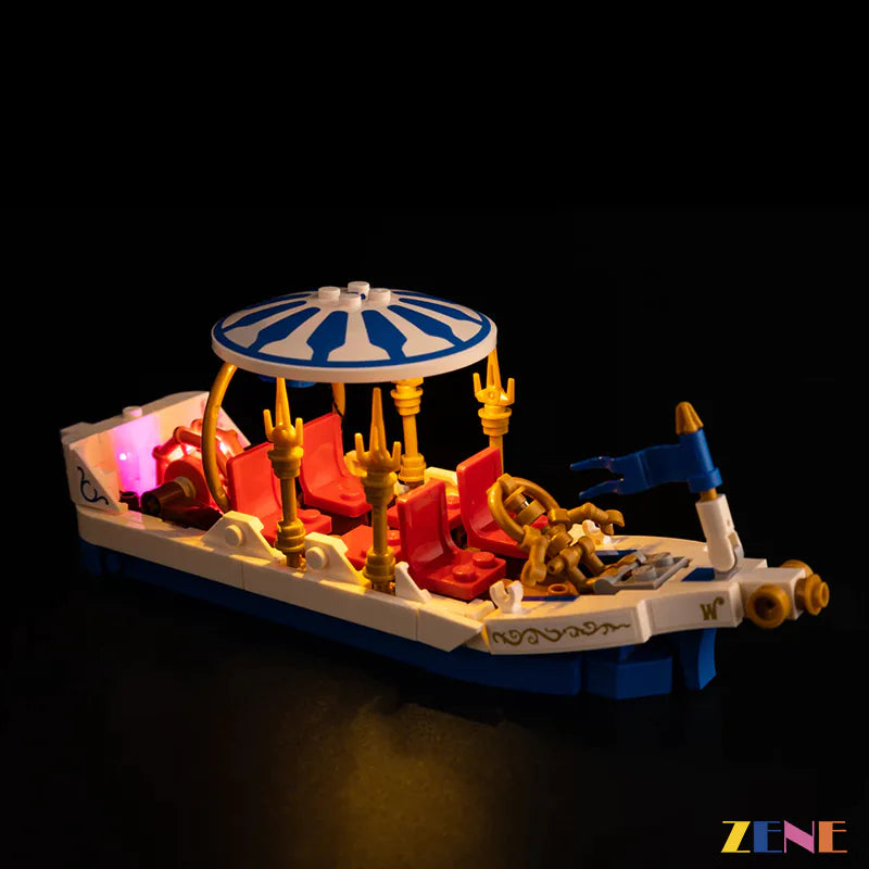 golden ticket inspired showcase glow - ZENE Bricks Light Kit for LEGO® Willy Wonka the Chocolate Factory #21360