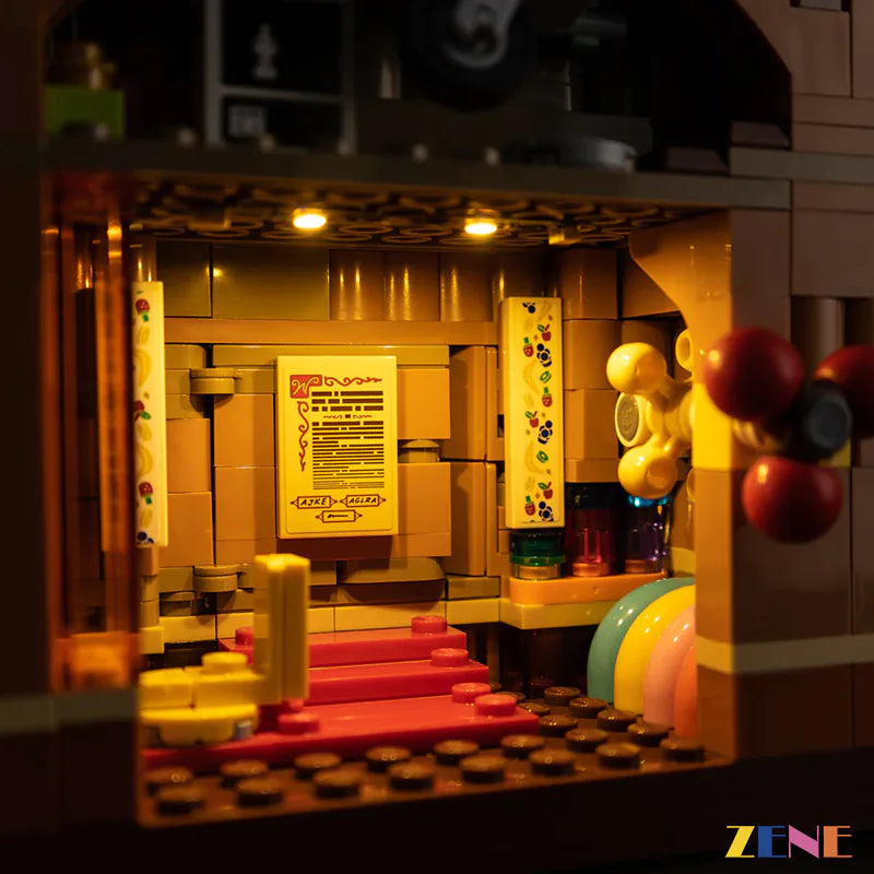 factory room colorful accent lights - ZENE Bricks Light Kit for LEGO® Willy Wonka the Chocolate Factory #21360