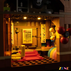 factory room colorful accent lights - ZENE Bricks Light Kit for LEGO® Willy Wonka the Chocolate Factory #21360