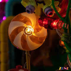 bright room centerpiece light effect - ZENE Bricks Light Kit for LEGO® Willy Wonka the Chocolate Factory #21360