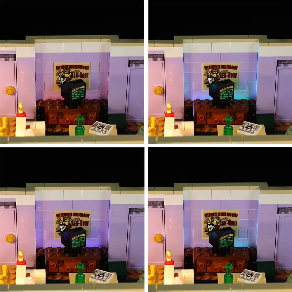 zene bricks Light Kit for The Friends Apartments #10292