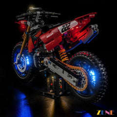 ZENE Bricks Light Kit for LEGO Ducati Desmo450 MX Factory Motorcycle #42238