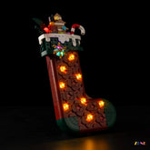 Cozy Christmas Stocking Glow For Holiday LEGO® Builders - ZENE Bricks Light Kit For LEGO® Christmas Stocking #40958