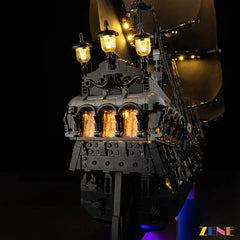 night sailing display light enhancement - ZENE Bricks Light Kit for LEGO® Jack Sparrow's Pirate Black Pearl Ship #10365 Ver.3