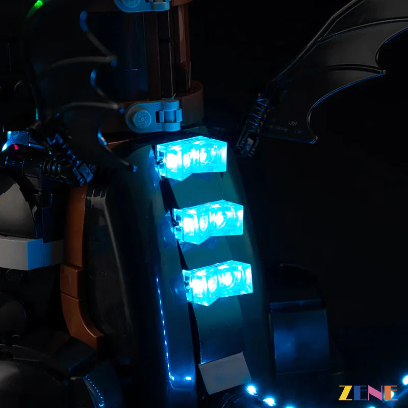 micro LED dragon detail lighting - ZENE Bricks Light Kit for LEGO® Dragon Toothless #10375 Ver2