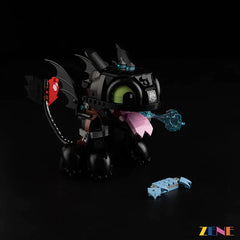sound version fantasy display lights - ZENE Bricks Light Kit for LEGO® Dragon Toothless #10375 Ver2