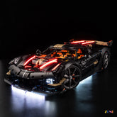 ZENE Bricks Light Kit for LEGO Koenigsegg Sadair's Spear Megacar #42232 (multicolor Ver.)
