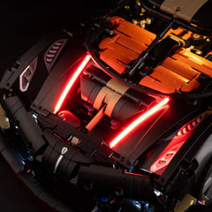 ZENE Bricks Light Kit for LEGO Koenigsegg Sadair's Spear Megacar #42232 (multicolor Ver.)