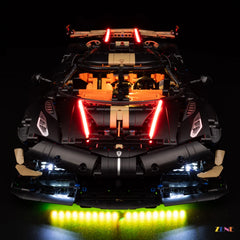 ZENE Bricks Light Kit for LEGO Koenigsegg Sadair's Spear Megacar #42232 (multicolor Ver.)
