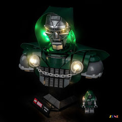 ZENE Bricks Light Kit for LEGO Marvel Doctor Doom Bust #76345
