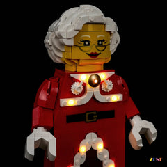 ZENE Bricks Light Kit for LEGO Minifigures Up-Scaled Mrs. Claus Minifigure #40875