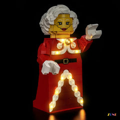 ZENE Bricks Light Kit for LEGO Minifigures Up-Scaled Mrs. Claus Minifigure #40875