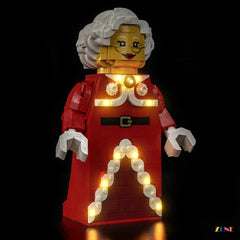 ZENE Bricks Light Kit for LEGO Minifigures Up-Scaled Mrs. Claus Minifigure #40875