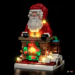 ZENE Bricks Light Kit for LEGO Santa's Holiday Countdown #40874