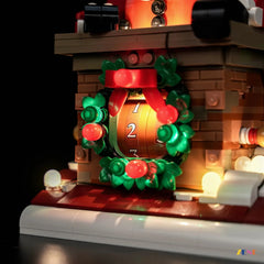 ZENE Bricks Light Kit for LEGO Santa's Holiday Countdown #40874